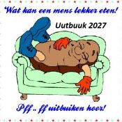 Uutbuuk jaarlijkse wandeling met diner