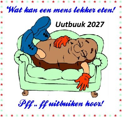 Uutbuuk jaarlijkse wandeling met diner